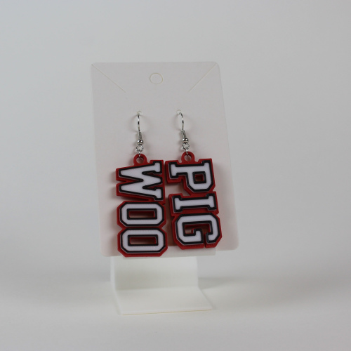 Razorbacks Woo Pig Earrings