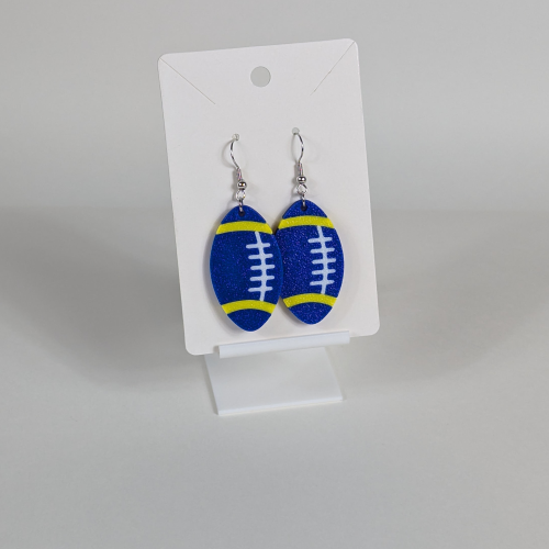 Rams Football Earrings